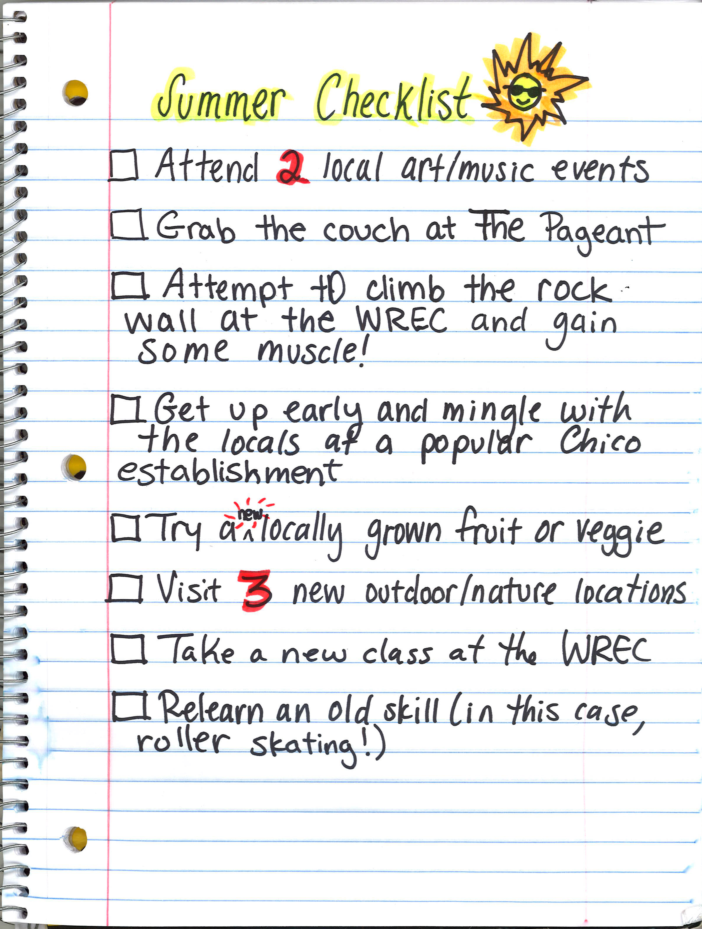 The End of Summer Checklist